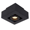 Lucide XIRAX Plafond spot LED Zwart, 1-licht