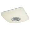 Globo SQUARE Plafondlamp LED Wit, 1-licht, Afstandsbediening, Kleurwisselaar