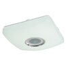 Globo SQUARE Plafondlamp LED Wit, 1-licht, Afstandsbediening, Kleurwisselaar