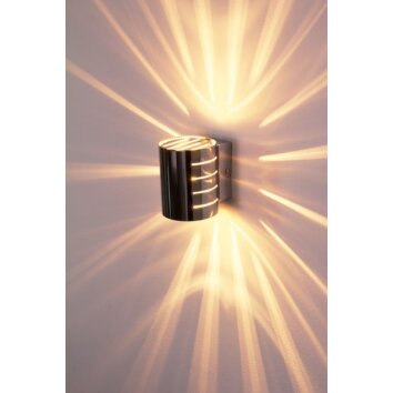 Ponte Muurlamp Chroom, 1-licht