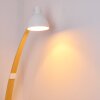 Higashi Staande lamp Hout licht, Wit, 1-licht