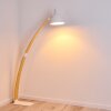 Higashi Staande lamp Hout licht, Wit, 1-licht