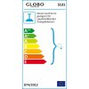 Globo JULIANA Hanger Chroom, Transparant, Helder, 3-lichts