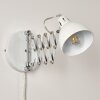 Saxon Muurlamp Wit, 1-licht