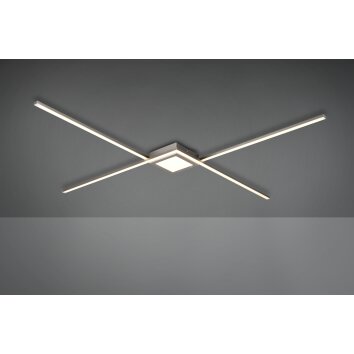 Trio Oxford Plafondlamp LED Nikkel mat, 1-licht