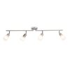 Brilliant Bethany Spotbalk LED Chroom, 4-lichts