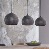 Wildervanksterdallen Hanglamp Bruin, Zwart, 3-lichts