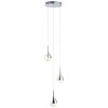 Brilliant FRIZZANTE Hanglamp LED Chroom, 3-lichts