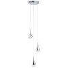 Brilliant FRIZZANTE Hanglamp LED Chroom, 3-lichts