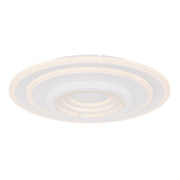 Globo COLADRA Plafondlamp LED Wit, 1-licht, Afstandsbediening