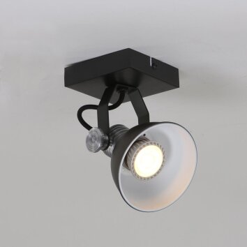 Steinhauer BROOKLY Spotlamp LED Zwart, 1-licht