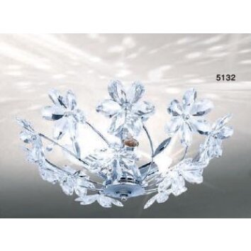 Globo JULIANA Plafondlamp Chroom, 3-lichts