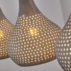 Wildervanksterdallen Hanglamp Grijs, 4-lichts