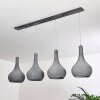 Wildervanksterdallen Hanglamp Grijs, 4-lichts