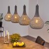 Wildervanksterdallen Hanglamp Grijs, 4-lichts