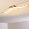 Letala Plafondlamp LED Chroom, Nikkel mat, 2-lichts