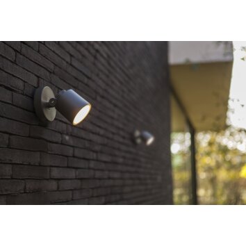 Lutec EXPLORER Buiten muurverlichting LED Antraciet, 1-licht