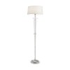 Ideallux FORCOLA Staande lamp Chroom, Transparant, Helder, 1-licht