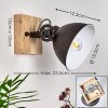 Svanfolk Plafondlamp Bruin, Zwart, Wit, 1-licht