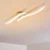 Nendaz Plafondlamp LED Nikkel mat, 2-lichts