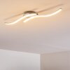 Nendaz Plafondlamp LED Nikkel mat, 2-lichts
