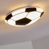 Sakka Plafondlamp LED Zwart, Wit, 1-licht