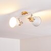 Banjul Plafondlamp Hout licht, Wit, 2-lichts