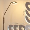 Gulkana Staande lamp LED Nikkel mat, 1-licht, Kleurwisselaar