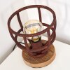 Haervej Tafellamp Hout licht, Roest, 1-licht