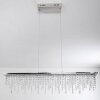 Slidre Hanglamp LED Chroom, 1-licht, Afstandsbediening