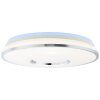 Brilliant Visitation Plafondlamp LED Zilver, Wit, 1-licht, Afstandsbediening, Kleurwisselaar