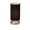 Brilliant Clarie Tafellamp Zwart, 1-licht