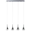Brilliant FRIZZANTE Hanglamp LED Chroom, 4-lichts