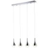 Brilliant FRIZZANTE Hanglamp LED Chroom, 4-lichts