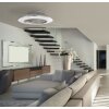 Mantra ALISIO plafondventilator LED Chroom, Grijs, 1-licht, Afstandsbediening
