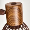 Arjen Muurlamp Hout donker, Roest, 1-licht