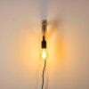Sasagawa Wandlamp Hout licht, Zwart, 1-licht