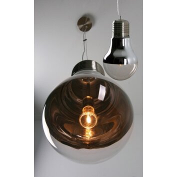 Ideallux Luce Hanglamp Chroom, roestvrij staal, 1-licht