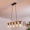 Blord Hanglamp Bruin, Zwart, 5-lichts