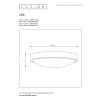 Lucide LEX Plafondlamp Wit, 1-licht