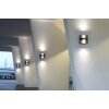 Lutec SPLIT Buiten muurverlichting LED Antraciet, 1-licht