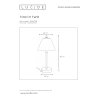 Lucide TOUCH Tafellamp Nikkel mat, 1-licht