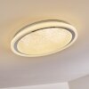 Rufi Plafondlamp LED Wit, 1-licht, Afstandsbediening