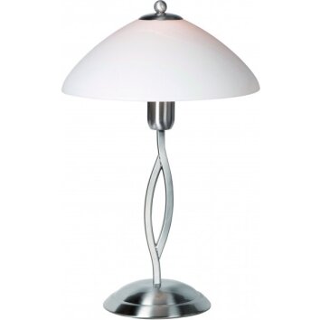 Steinhauer CAPRI Tafellamp roestvrij staal, 1-licht