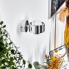 Sapri Muurlamp Chroom geborsteld, 1-licht