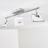 Vallorbe Plafondlamp LED Chroom, 3-lichts