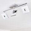 Vallorbe Plafondlamp LED Chroom, 3-lichts