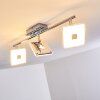 Vallorbe Plafondlamp LED Chroom, 3-lichts