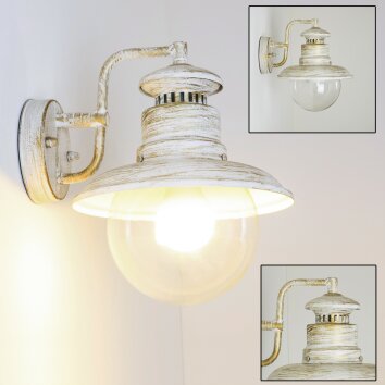 FOX Buiten muurverlichting Wit, 1-licht