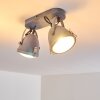 Butikon Plafondlamp Grijs, 2-lichts